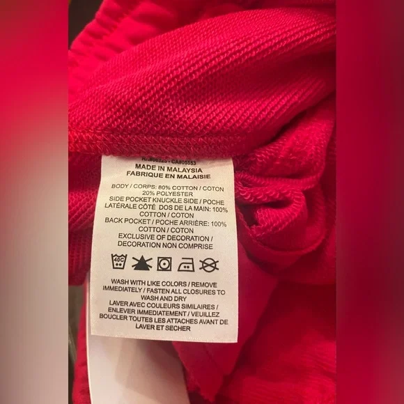 NWT Nike French Terry Sweat Shorts  Fireberry Pink‎ Palm Trees HJ6879-615 Mens - Picture 10 of 12